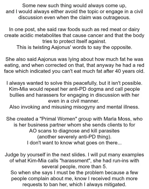 Kim Mia follow-up evidence screenshot, part 8
