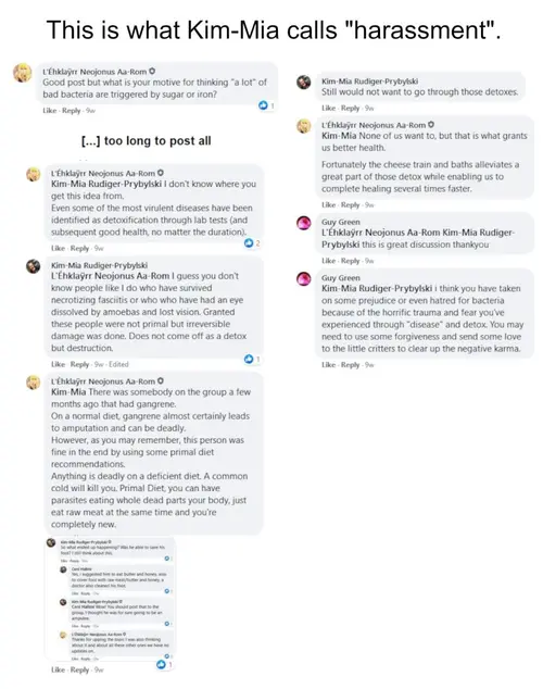 Kim Mia follow-up evidence screenshot, part 10