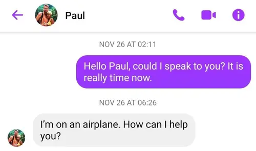 Negotiation screenshot with Paul Kruhm 1